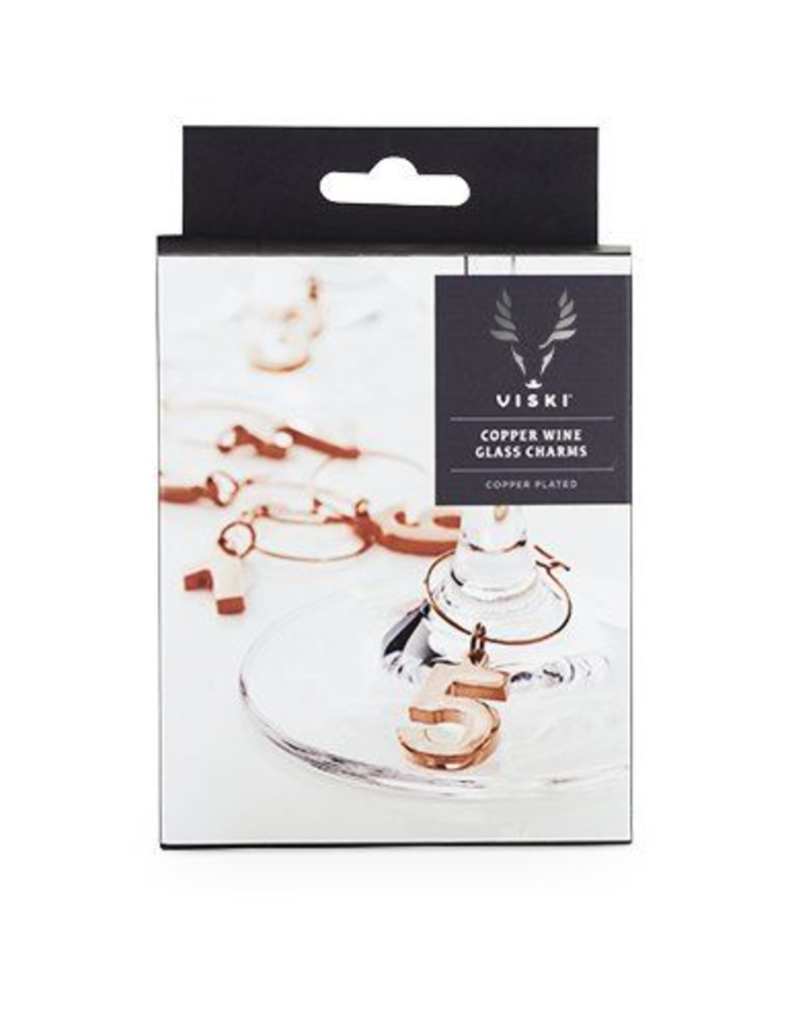Summit Number Wine Charms, Copper Duluth Kitchen Co
