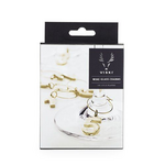 True Fabrications Belmont Number Wine Charms, Gold | True Fabrications