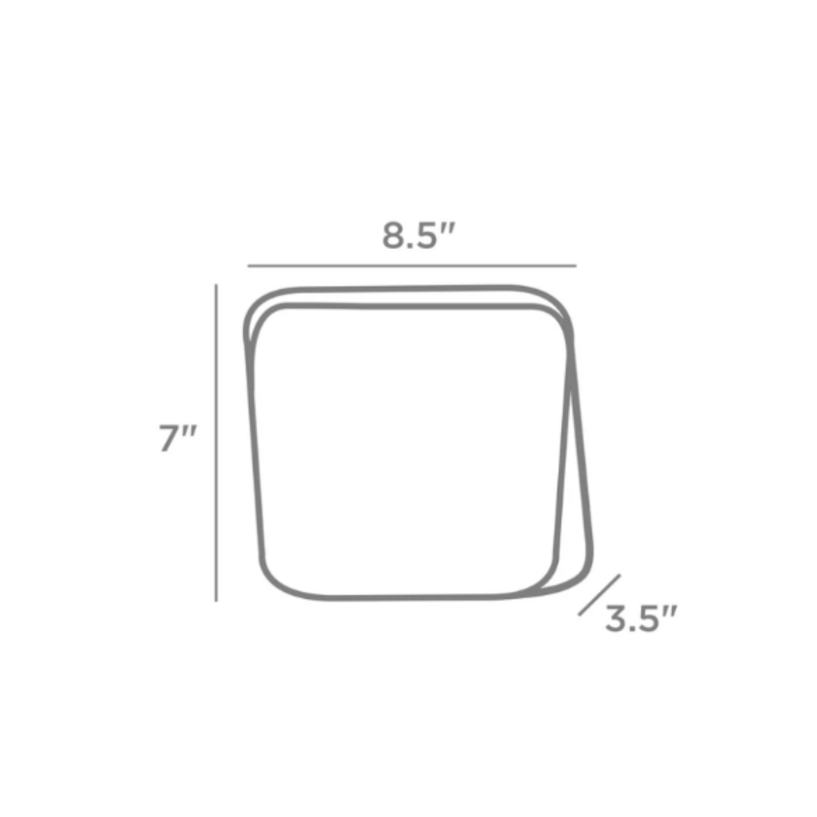 Stasher Stand-Up, Clear | Stasher