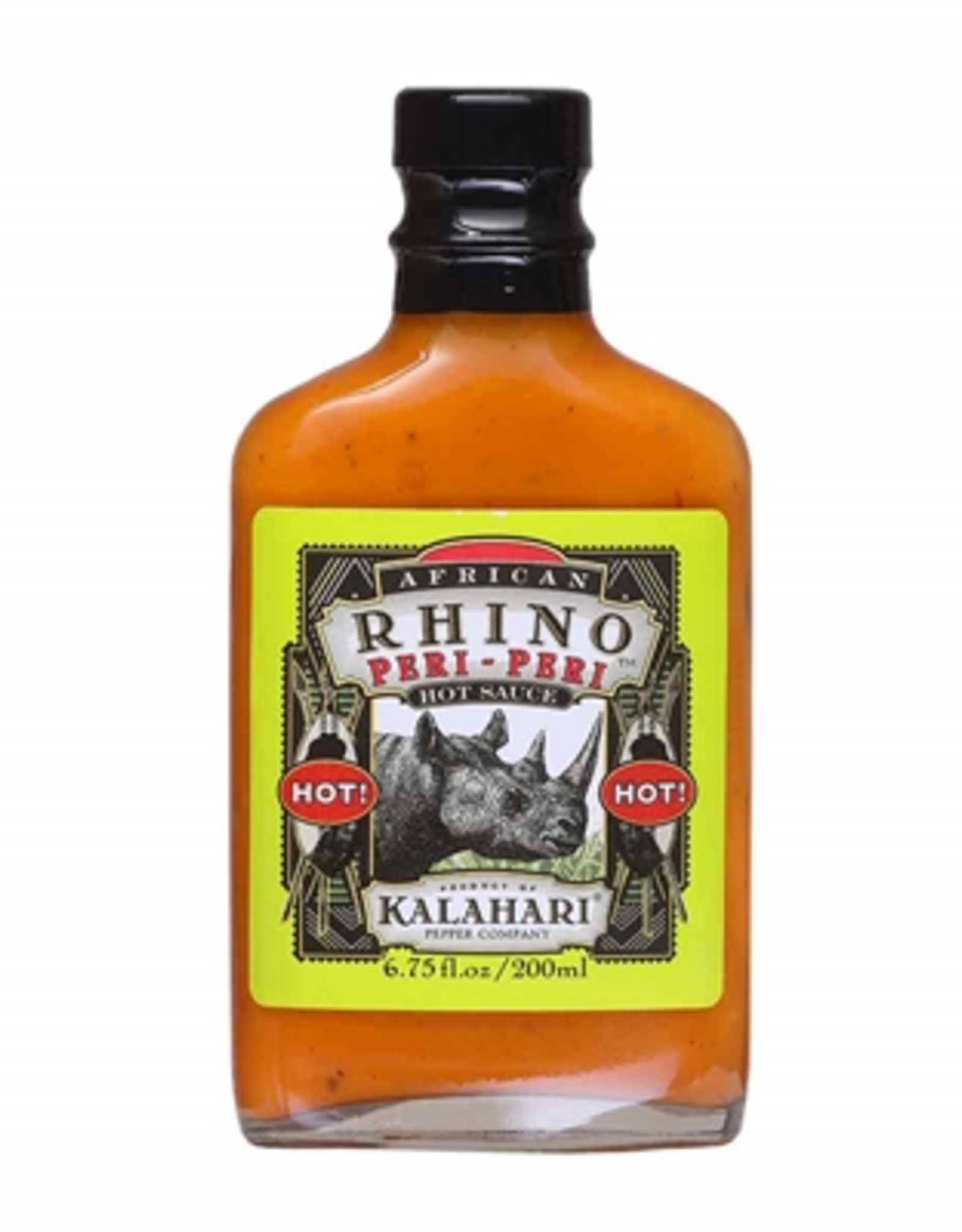 Hot Shots Distributing African Rhino Peri-Peri Pepper Sauce - Hot