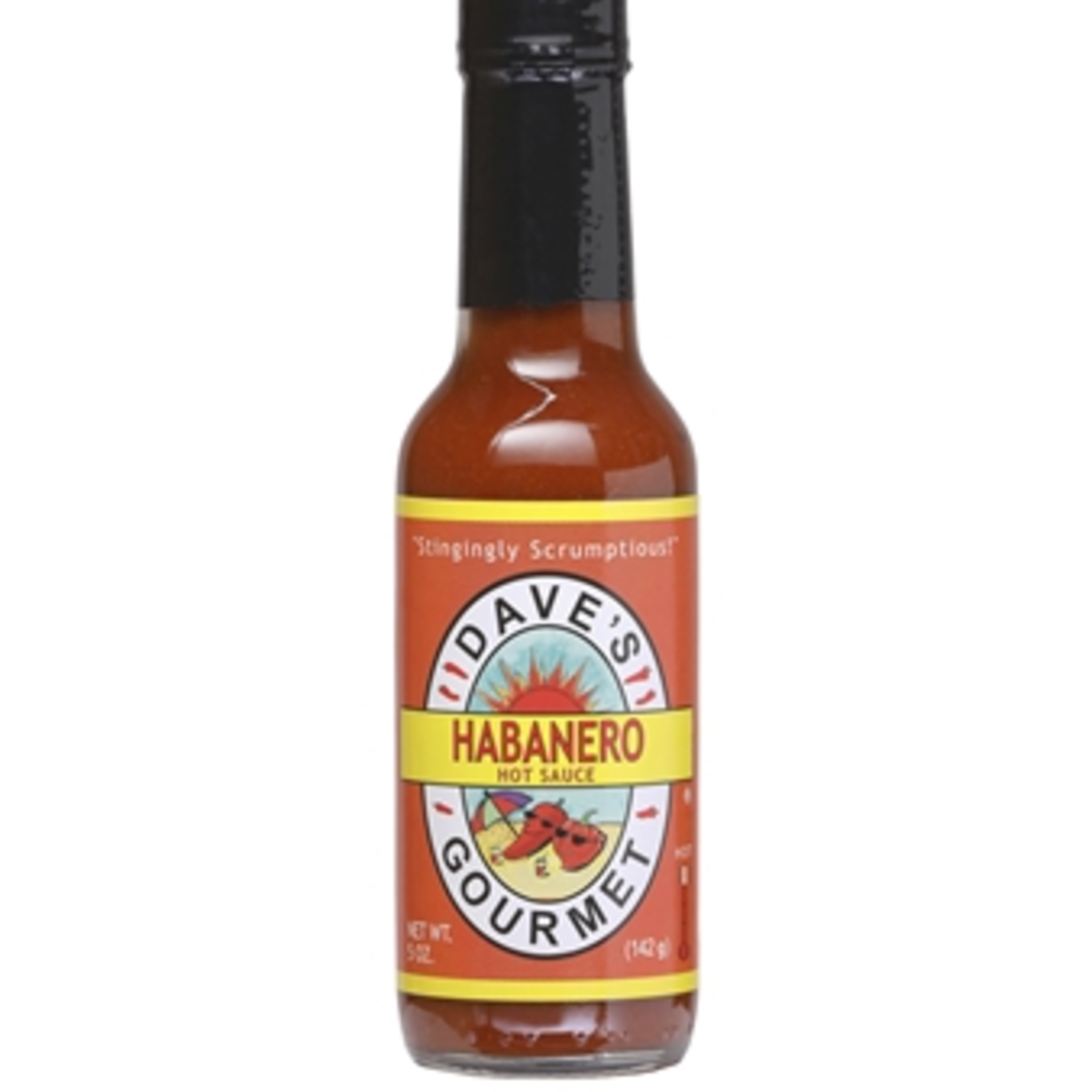 Hot Shots Distributing Dave's Hurtin Habanero Hot Sauce, 5 oz.