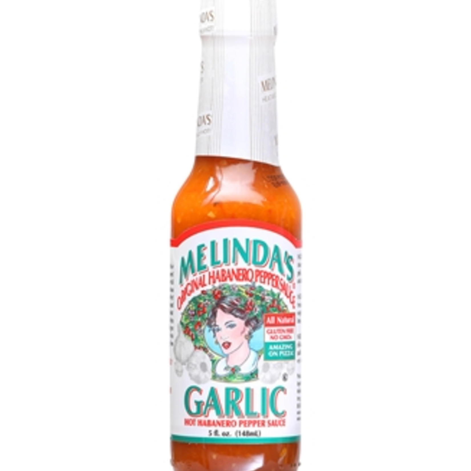 Hot Shots Distributing Melinda's Garlic Habanero Hot Sauce, 5 oz.