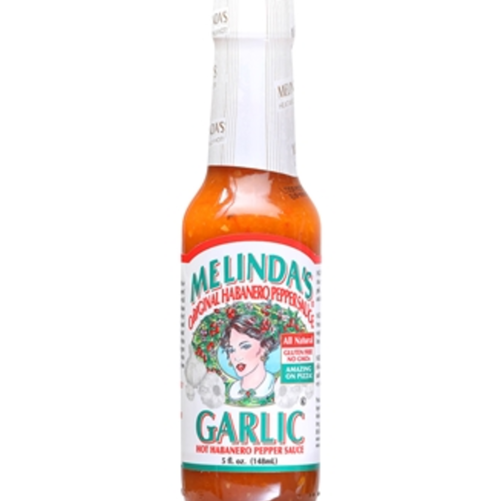 Melinda's Original Habanero Garlic Pepper Sauce | Heat Rating: 4