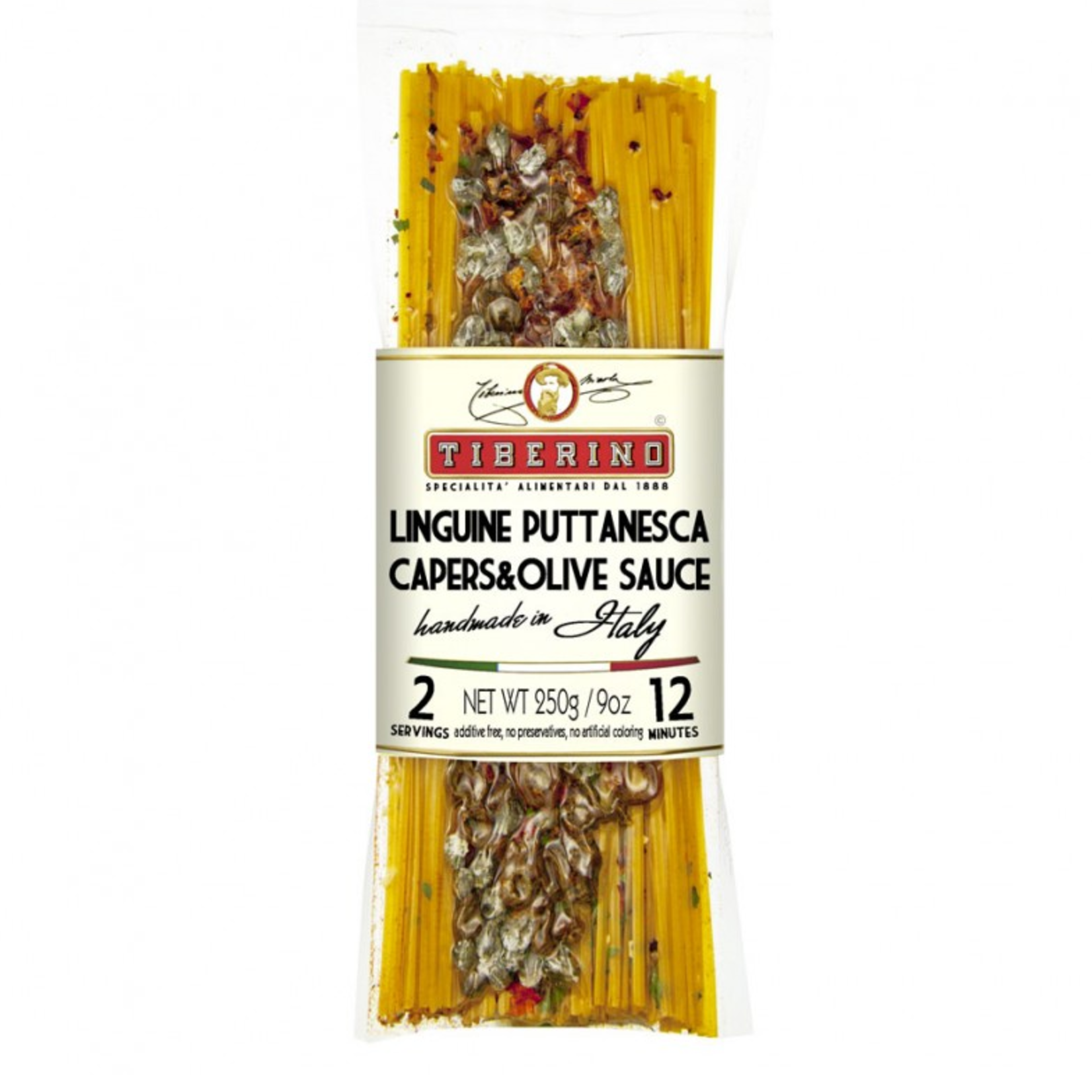 Tiberino, Linguine Puttanesca Olive and Capers | LVB Imports