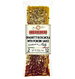 LVB Imports Tiberino, Spaghetti w/Porcini and Tomato Sauce