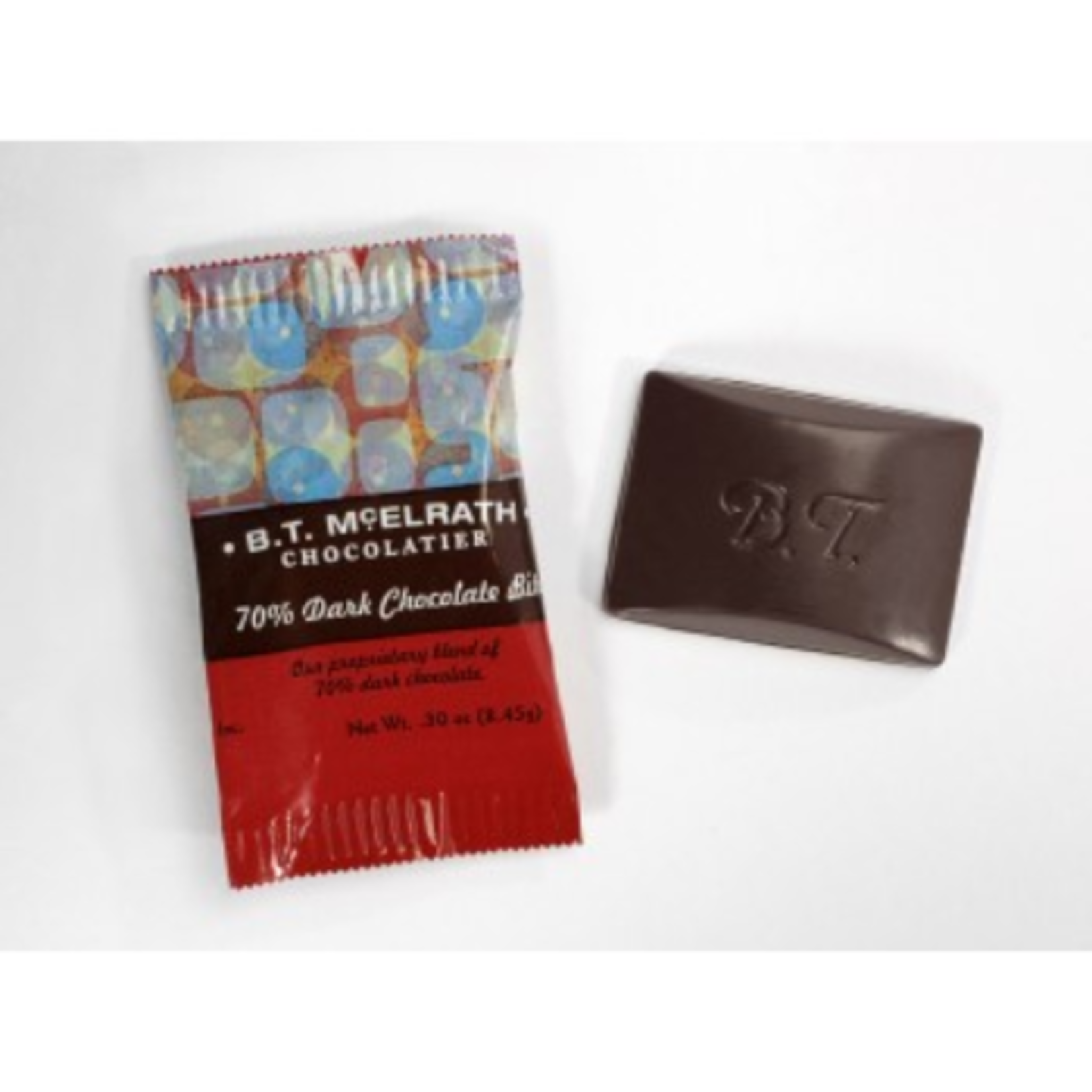 BT McElrath 70% Dark Choc .3 oz Bite Size | BT McElrath