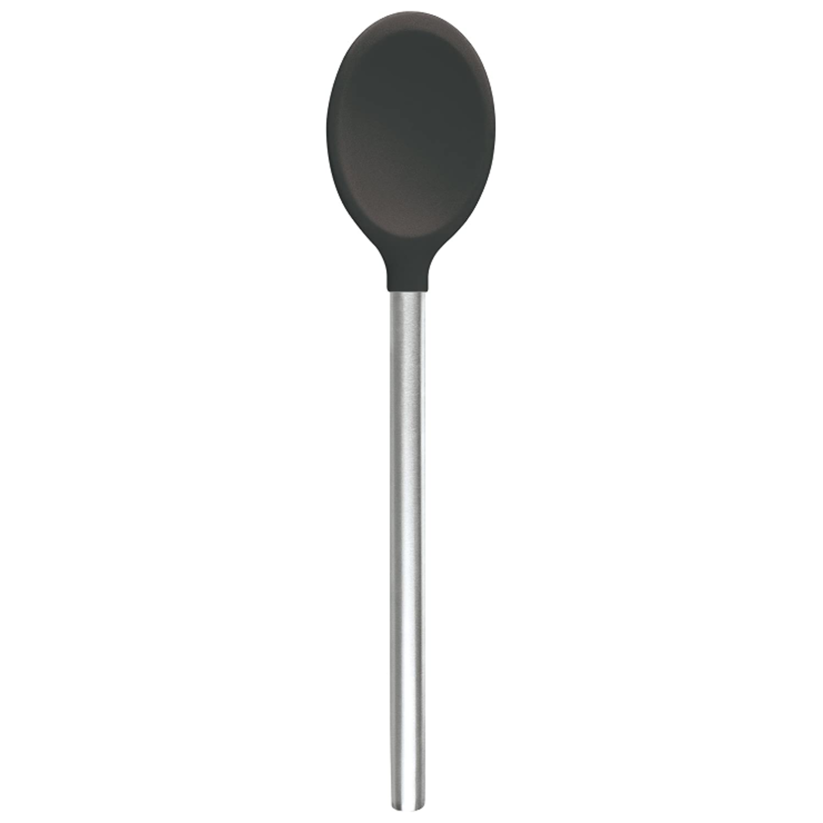 Tovolo 12" SS Silicone Spoon, Charcoal