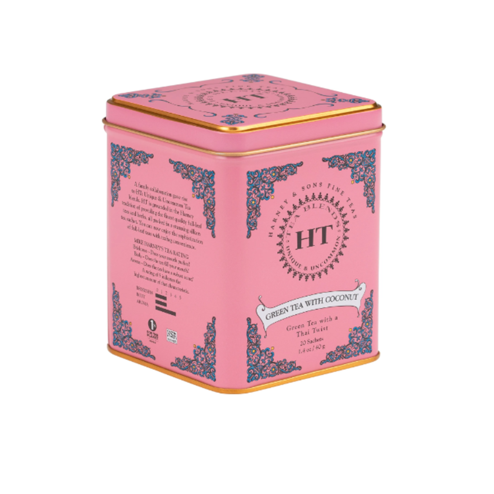 Harney & Sons Green Tea w/ Coconut, Tin | Harney & Sons