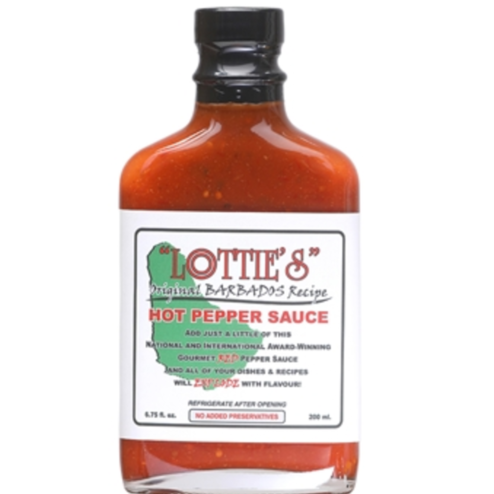 Lottie's Original Barbados Red Hot Pepper Sauce