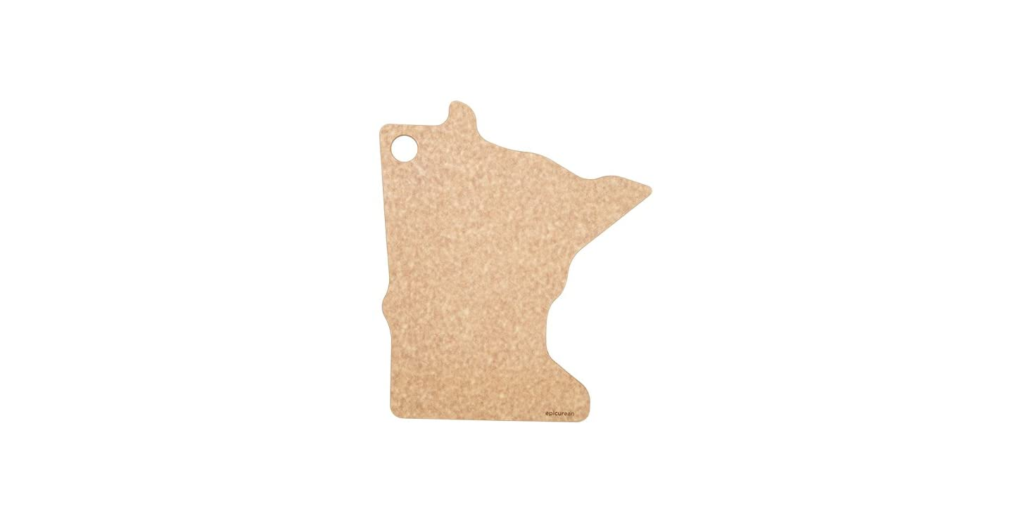 Epicurean Minnesota Cutting Board, Natural Duluth Kitchen Co