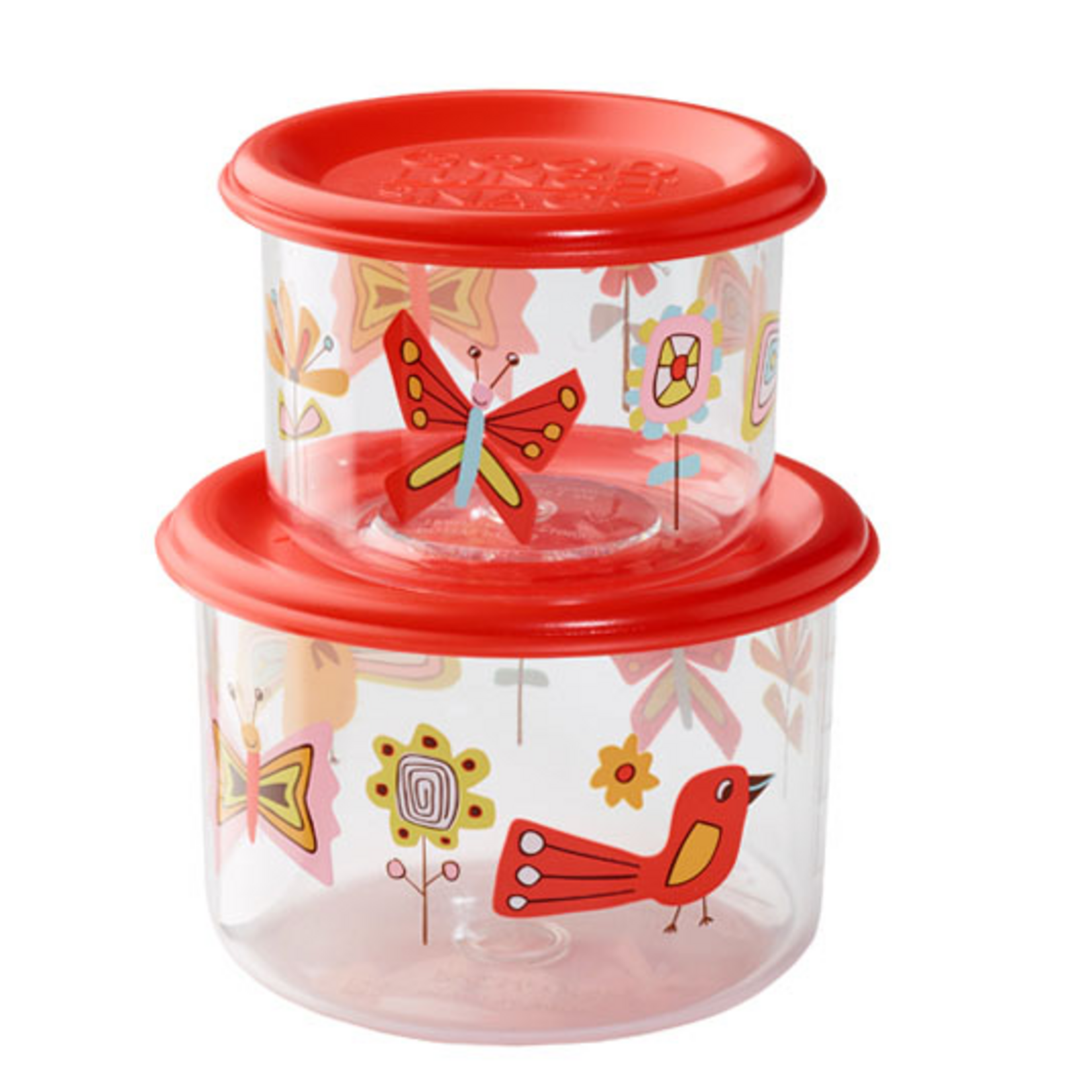ORE Originals Snack Container S/2, Small, Birds & Butterflies | ORE Originals