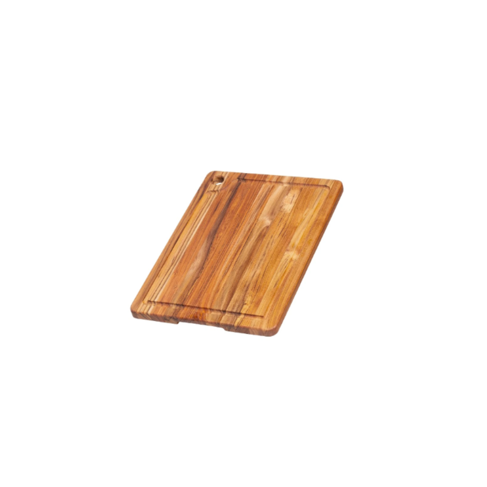 Teak Haus Corner Hole and Juice Groove Cutting Board - 16 x 12 x 0.75 in