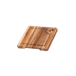 Teak Haus Corner Hole and Juice Groove 8x8x.75 | Teak Haus