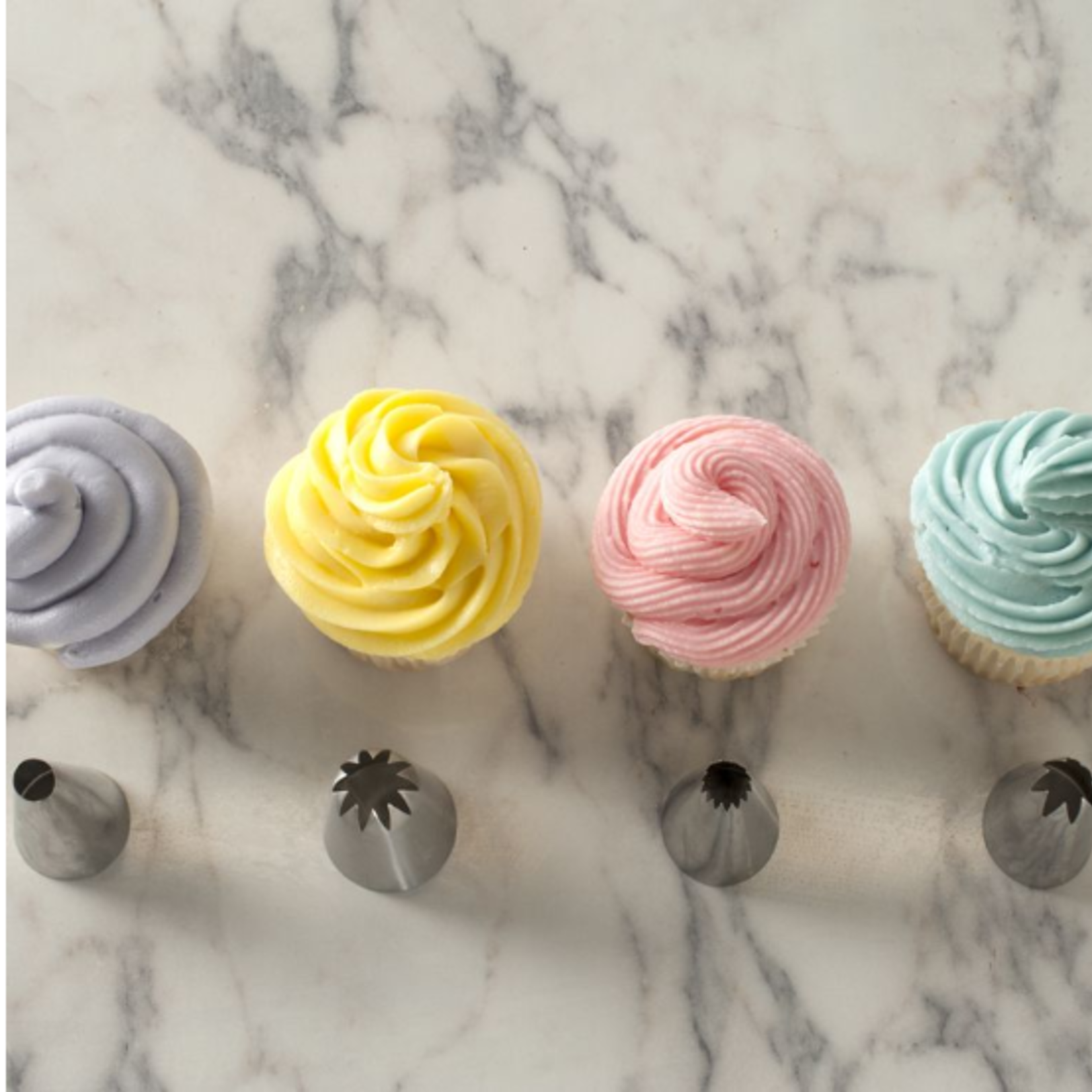 Nordicware 6-Piece Jumbo Decorating Tip Set | Nordicware