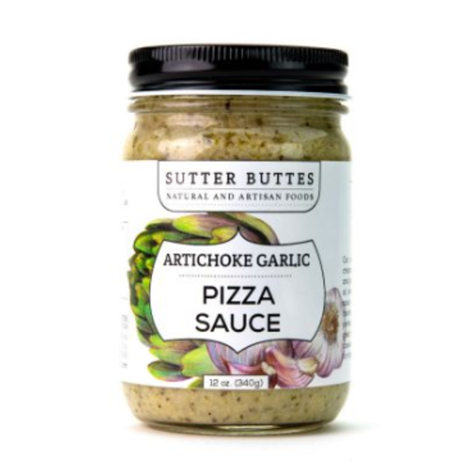 Sutter Buttes Olive Oil Pizza Sauce, Artichoke with Garlic | Sutter Buttes Olive Oil