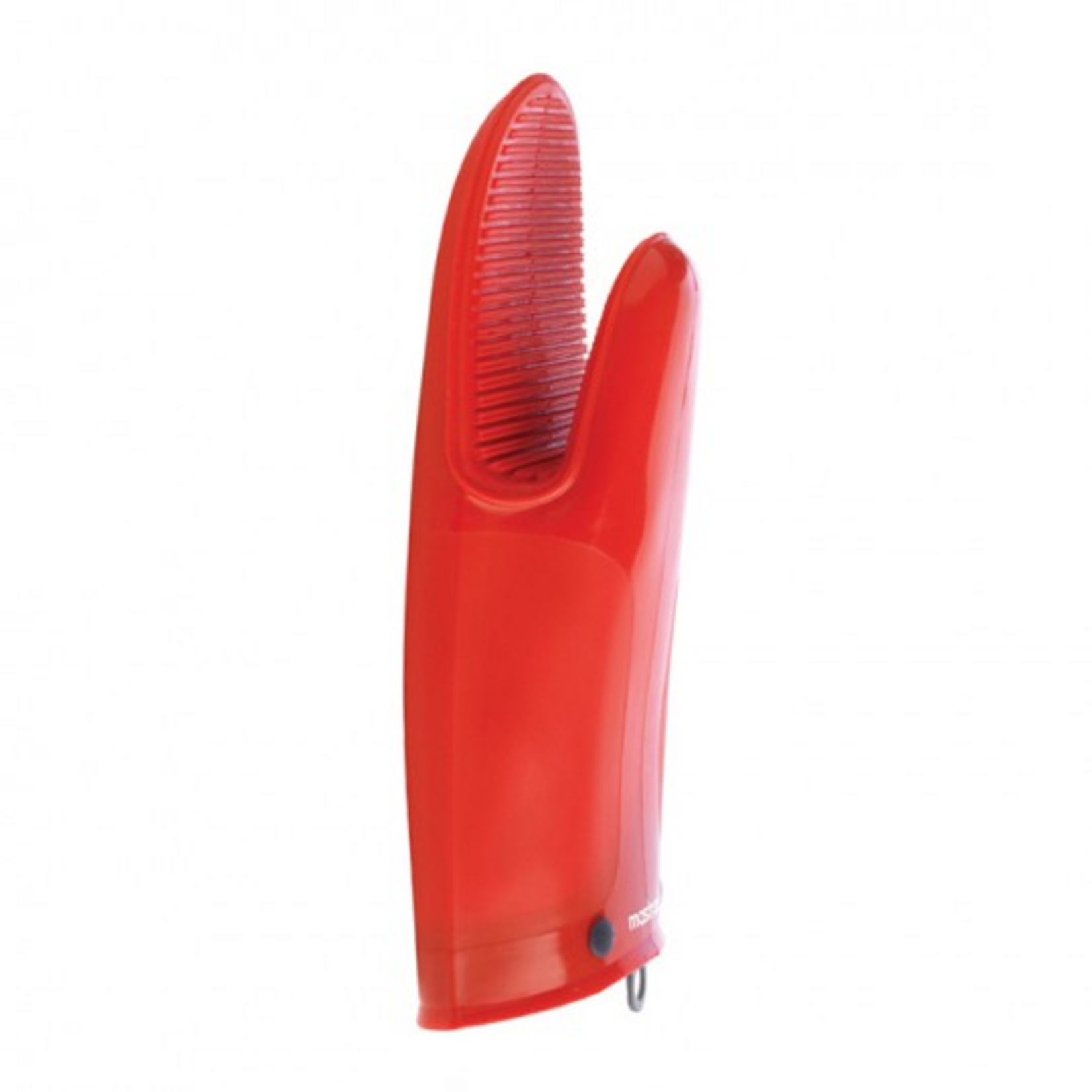 Silicone Mitt + Cotton Lining Red