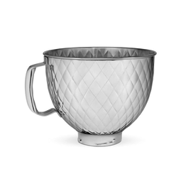 KitchenAid 5 Qt. Stainless Quilted Steel Bowl with ergo handle