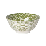 Now Designs Stamped Bowl, 6", Green Ring