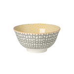 Now Designs Bowl Stamped - Gray Dots