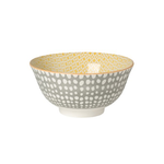 Now Designs Stamped Bowl, Gray Dots