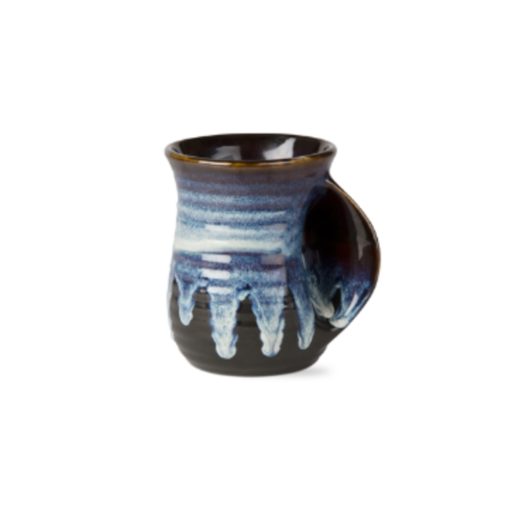 Tag Handwarmer Mug - Blue Glaze