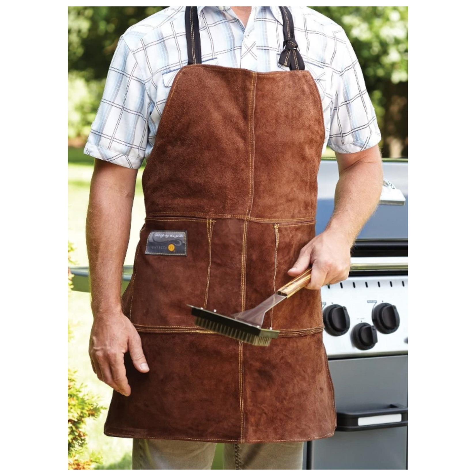 Fox Run Leather Grill Apron | Fox Run