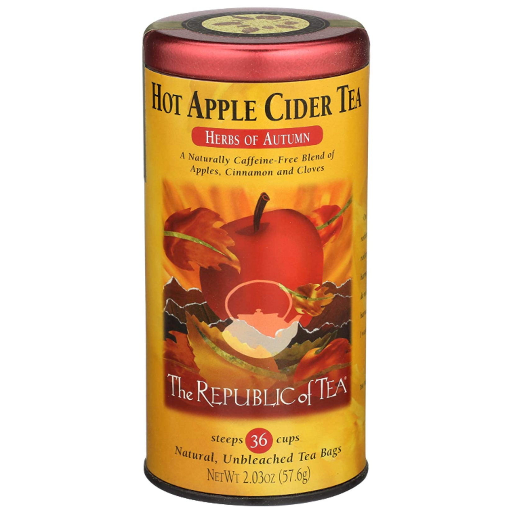 The Republic of Tea Hot Apple Cider Herbal (36 TB) | The Republic of Tea