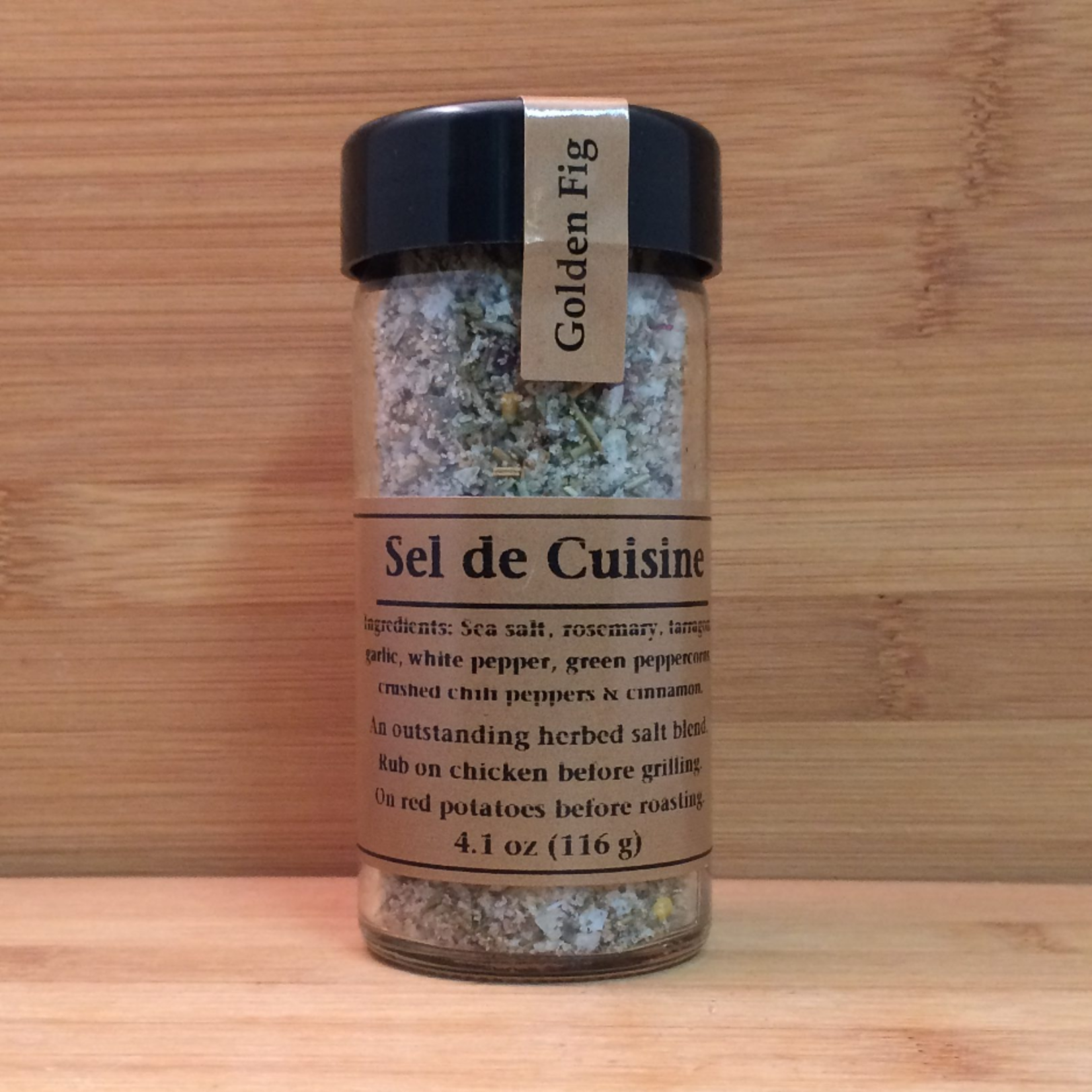 Golden Fig Epicurean Delight Sel de Cuisine, 4oz | Golden Fig Epicurean Delight