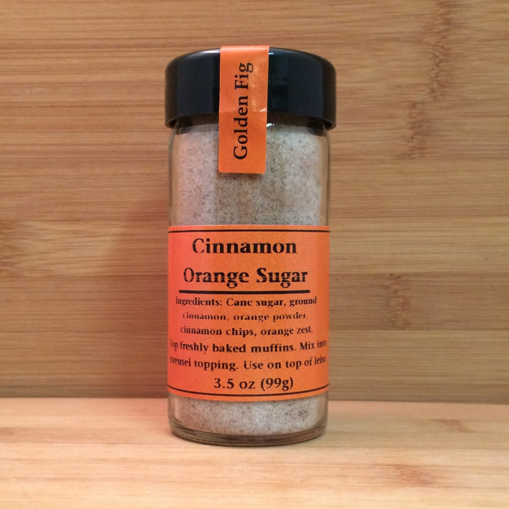 Golden Fig Epicurean Delight Infused Sugars, Cinnamon Orange | Golden Fig Epicurean Delight