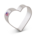 Ann Clark Cookie Cutter, Heart 3.25"