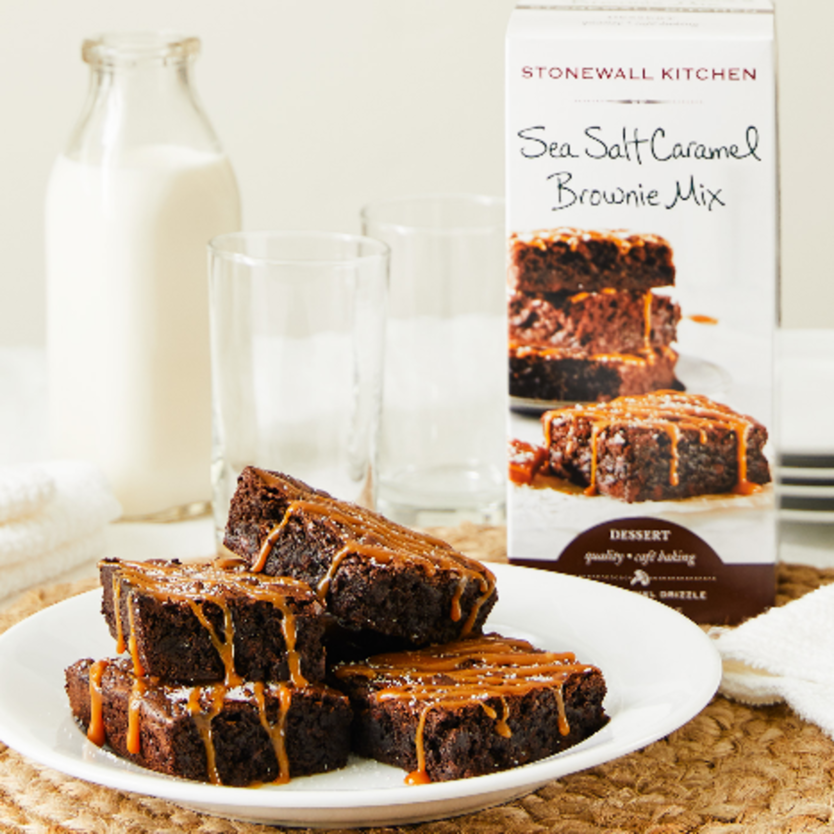 Stonewall Kitchen Sea Salt Caramel Brownie Mix | Stonewall Kitchen