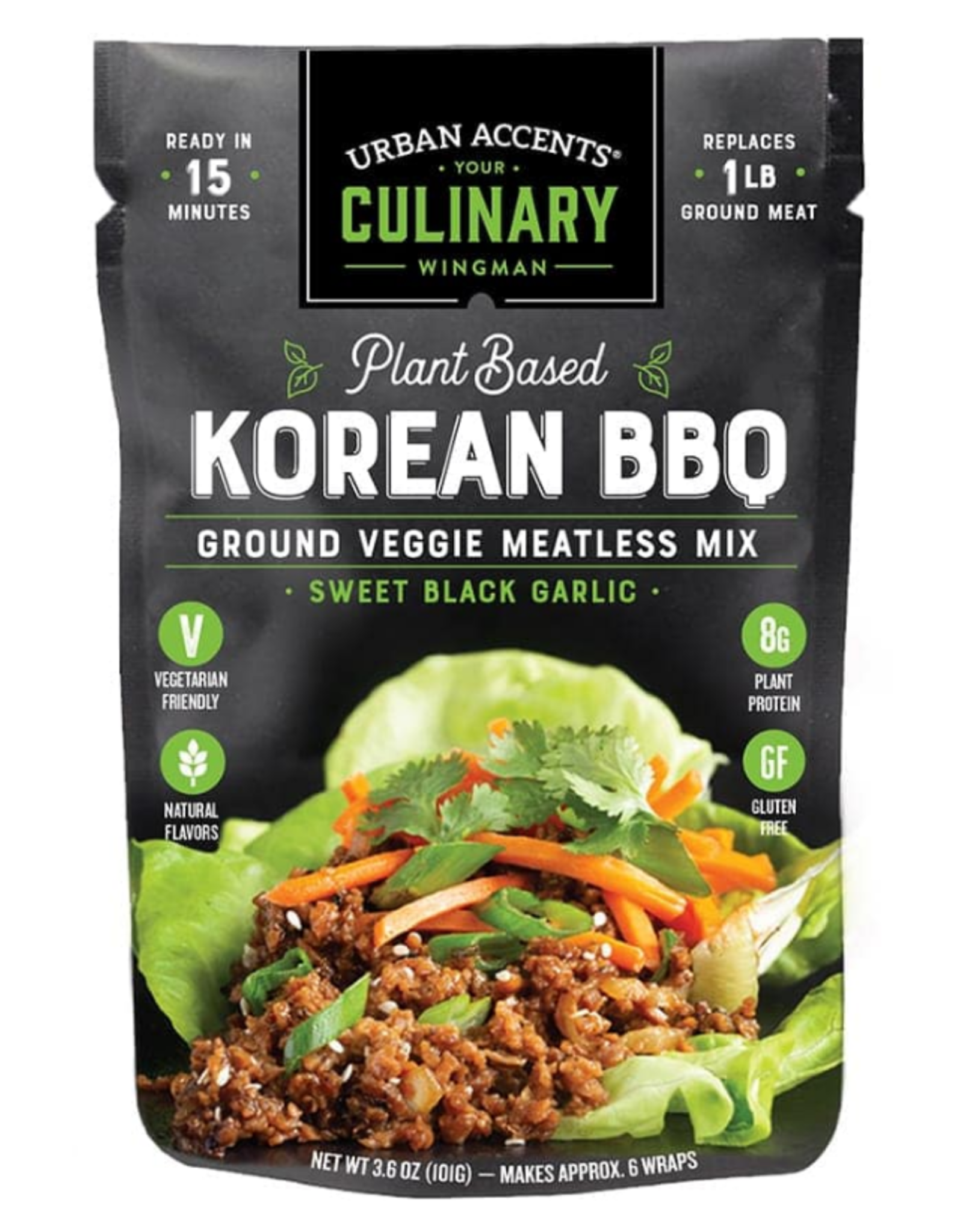 Urban Accents Meatless Mix, Black Garlic Korean BBQ