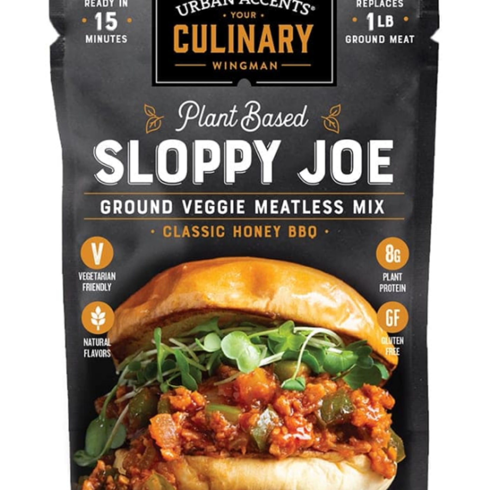 Urban Accents Meatless Mix, Honey BBQ Sloppy Joe