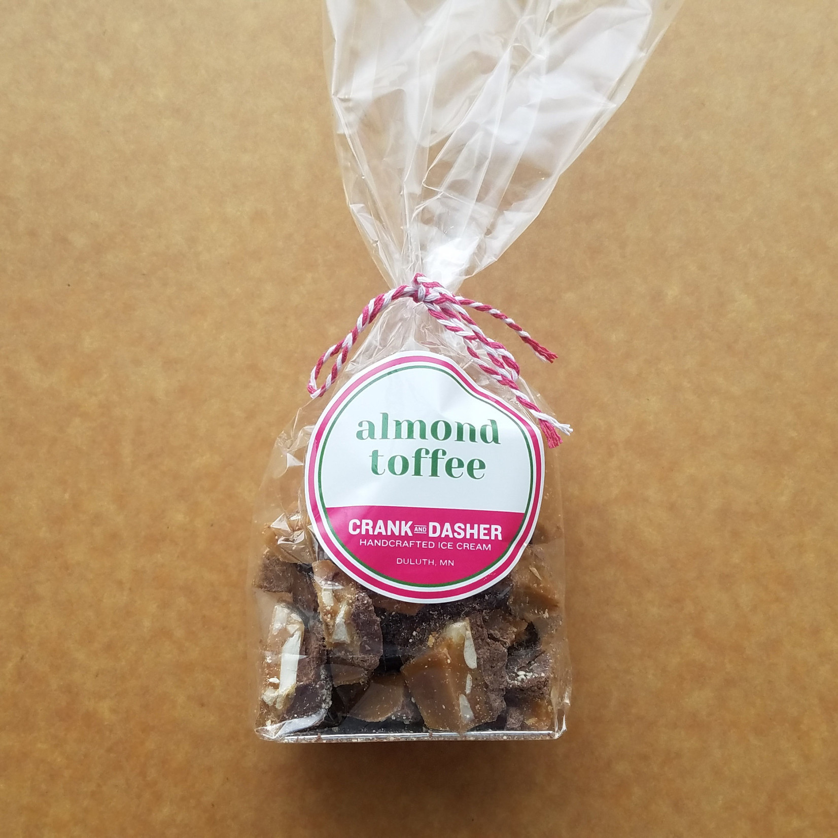 Crank & Dasher Almond Toffee, 1/2lb. | Crank & Dasher