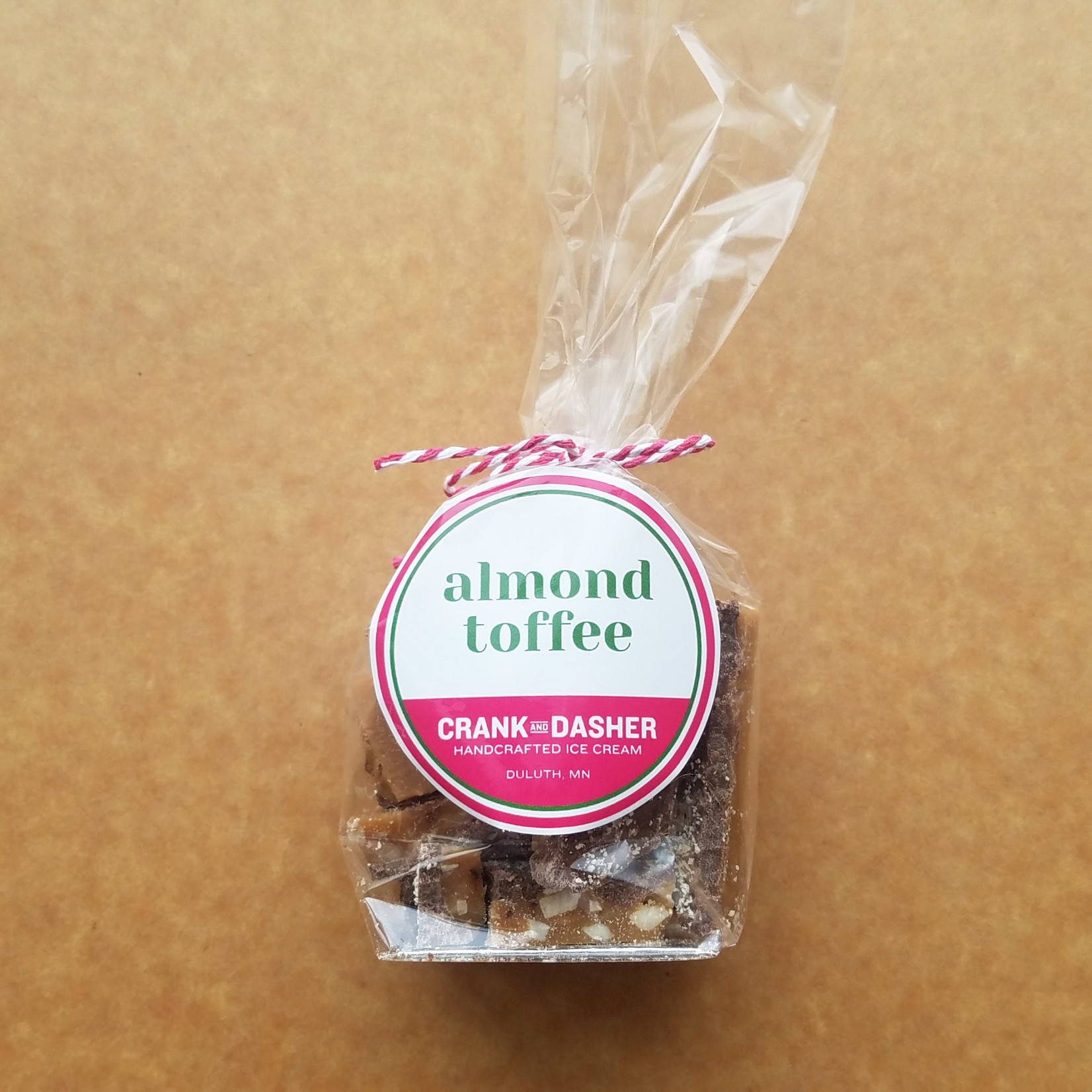 Crank & Dasher Almond Toffee, 1/4lb. | Crank & Dasher