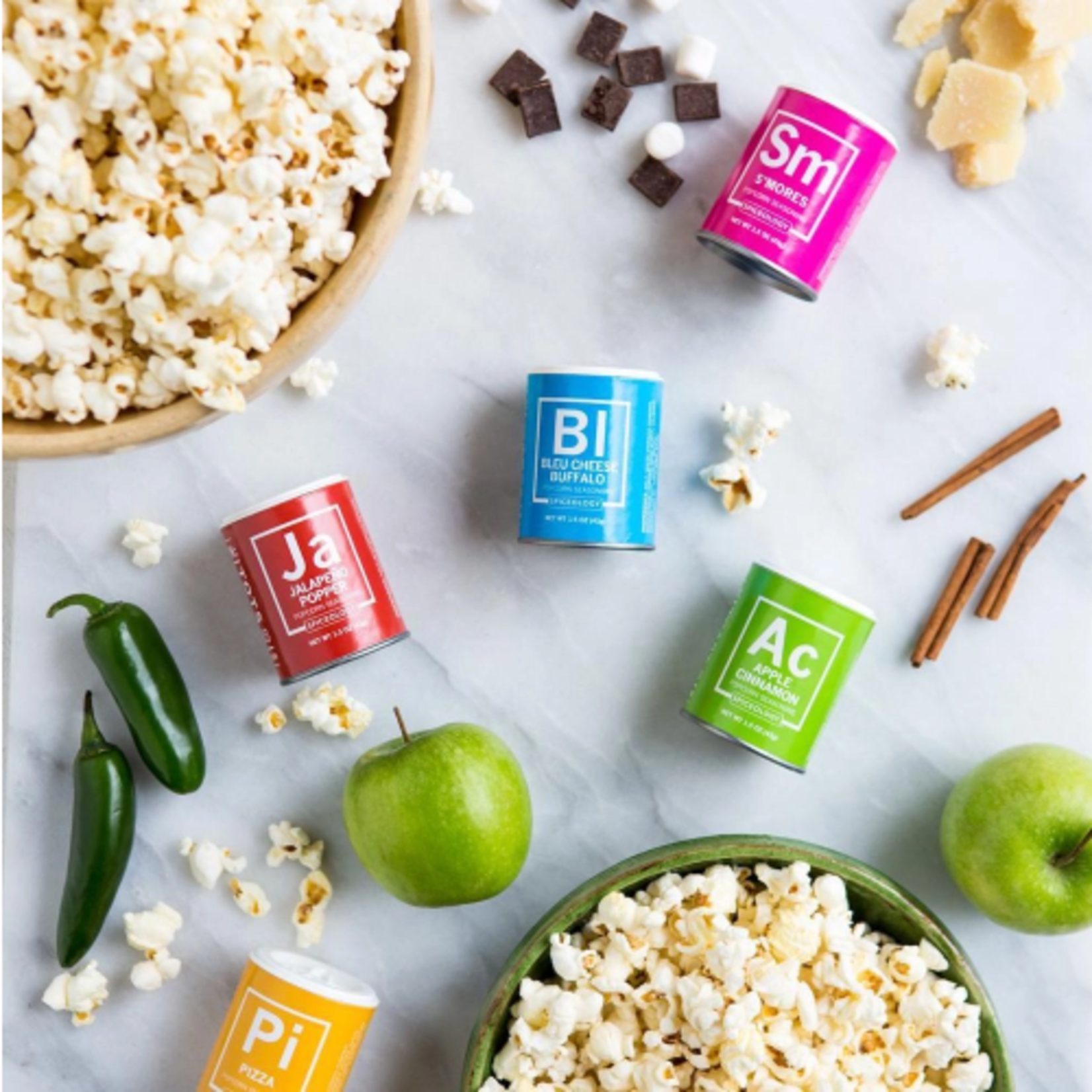 Spiceology Popcorn Seasoning, 6-Pack Mini Sampler | Spiceology