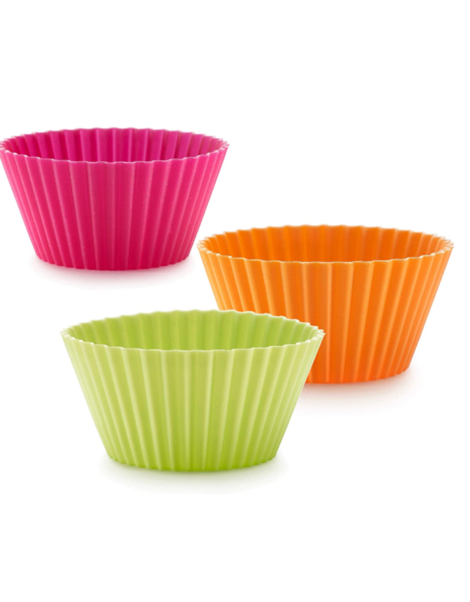 Lekue Silicone Muffin Cups, 12 asst.