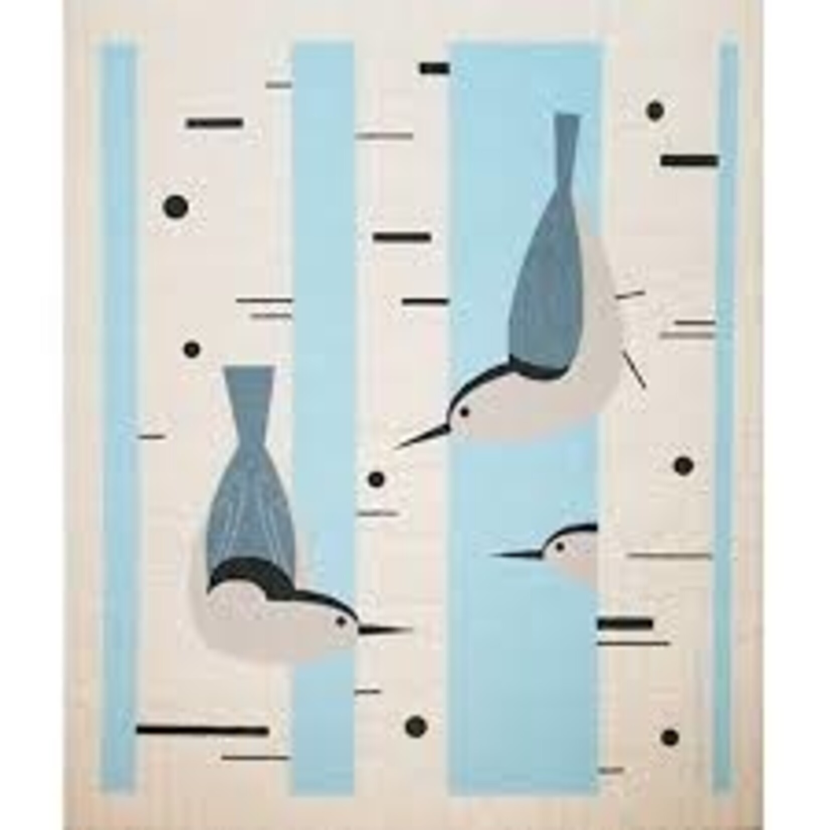 Cose Nuove Swedish Dishcloth, Nuthatch, Winter | Cose Nuove