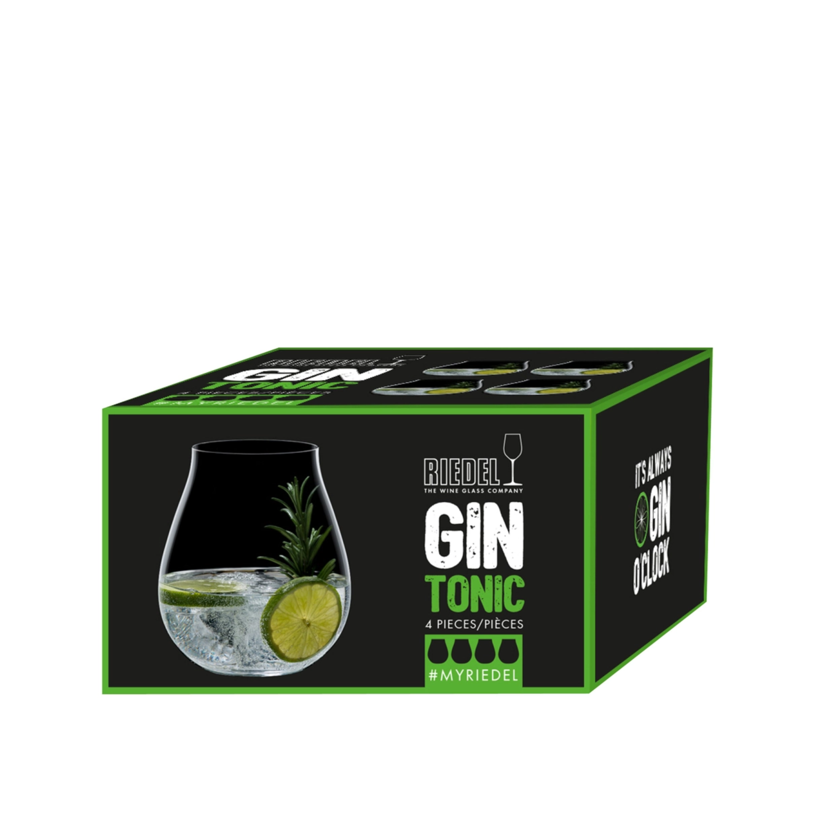 Gin Tonic Glass, Set 4