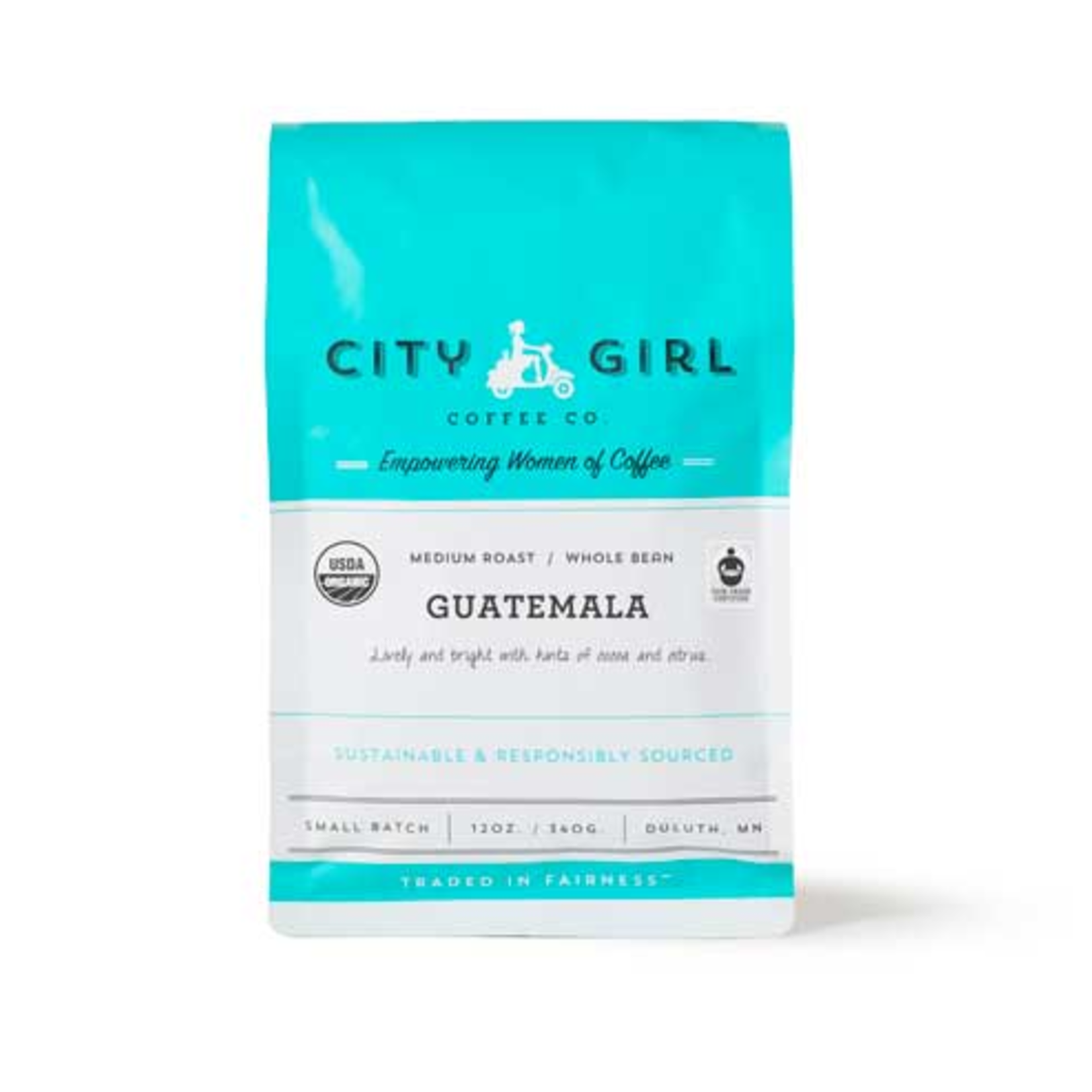 City Girl Coffee City Girl Organic Guatemala Whole Bean 12oz