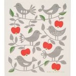 Cose Nuove Swedish Dishcloth, Apples Birds
