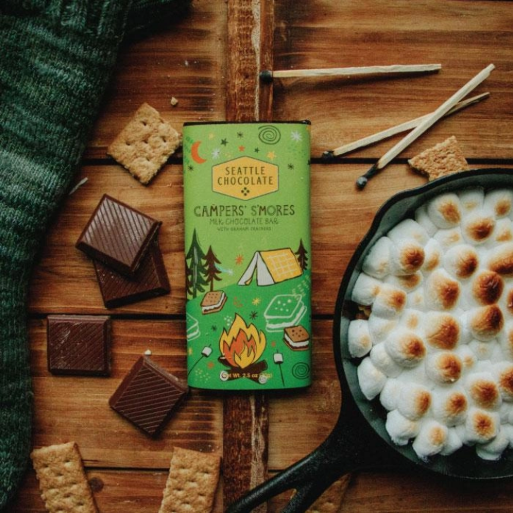 Seattle Chocolate Campers' S'mores Truffle Bar