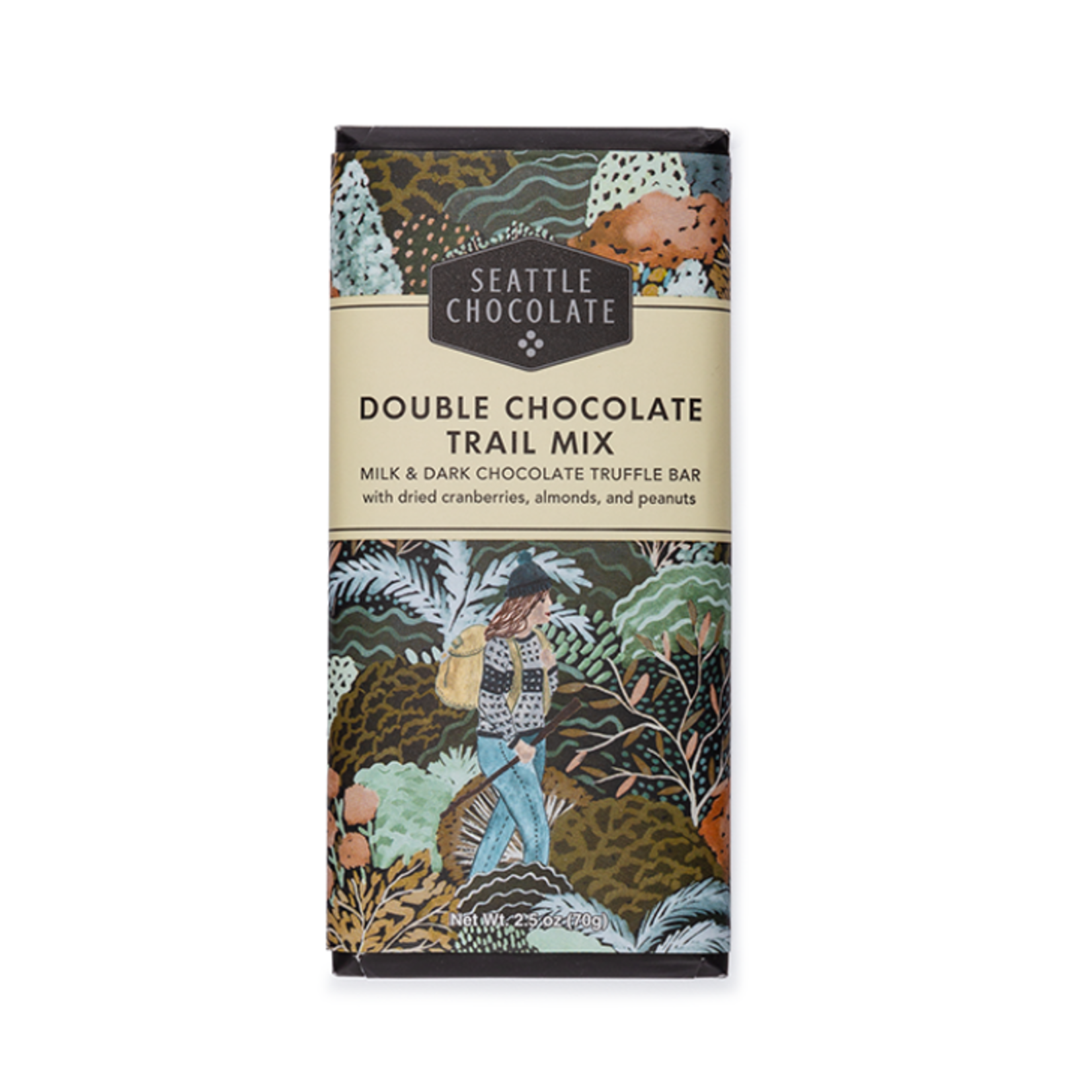 Seattle Chocolate Double Chocolate Trail Mix Truffle Bar
