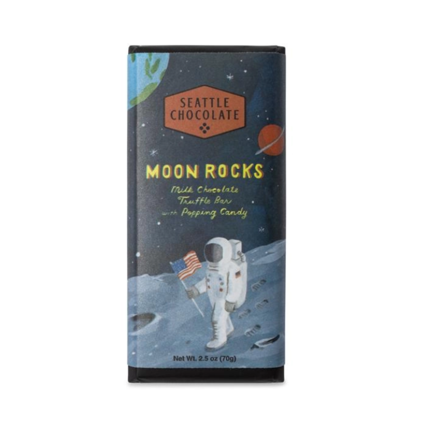 Seattle Chocolate Presents Maeve Moon Rocks Truffle Bar | Seattle Chocolate Presents Maeve
