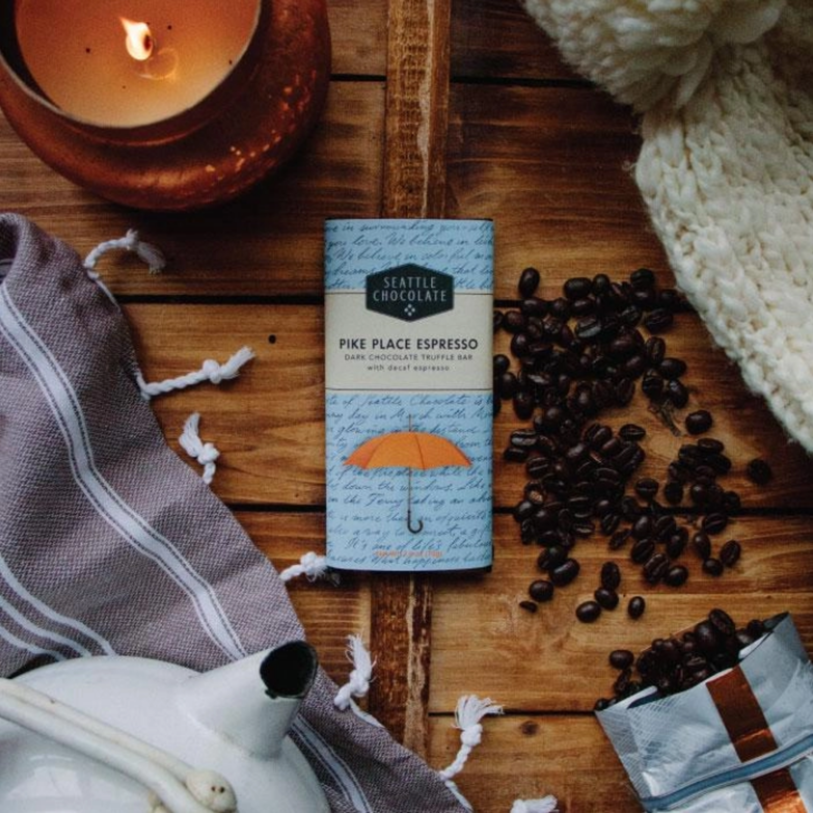 Seattle Chocolate Presents Maeve Pike Place Espresso Truffle Bar | Seattle Chocolate Presents Maeve