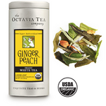 Octavia Tea Company Ginger Peach White Tea Tin, Loose Leaf | Octavia Tea Company