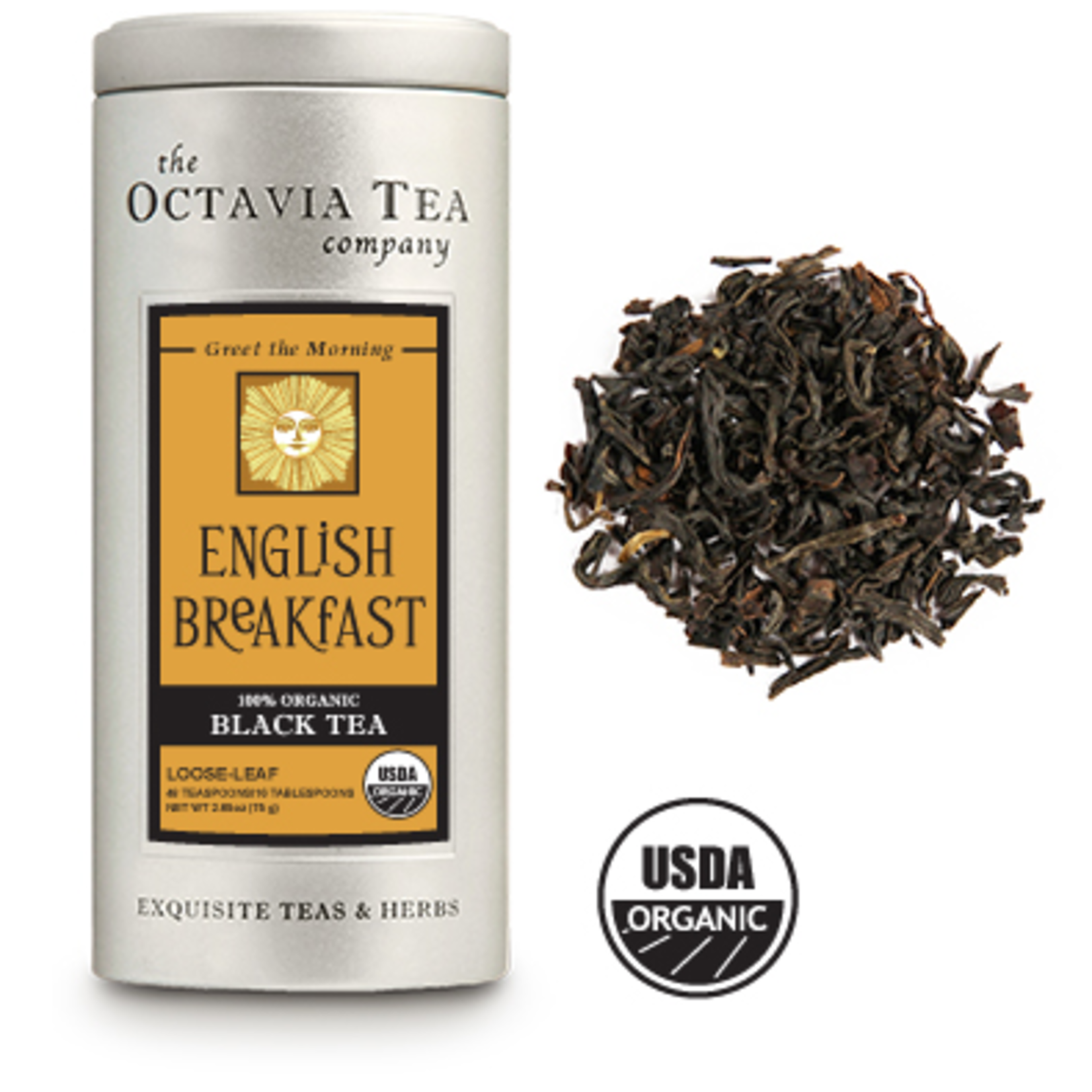 Octavia Tea Company English Breakfast Tea Tin, Loose Leaf | Octavia Tea Company