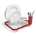 Umbra In-Sink Dish Rack, Red | Umbra