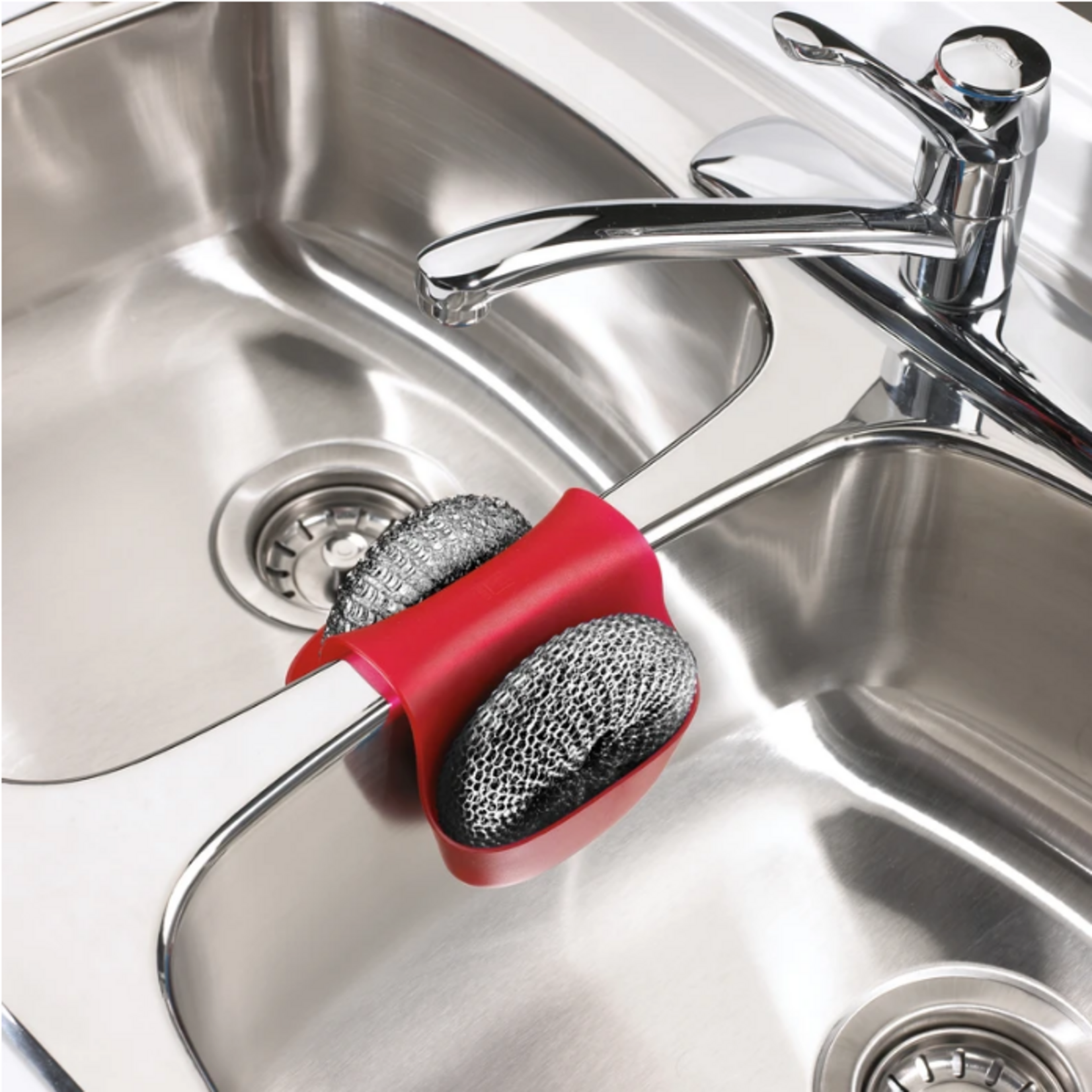 Umbra Sink Caddy Saddle, Red | Umbra