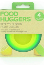 Lifetime Brands Food Huggers, Set 4, Green/Yellow